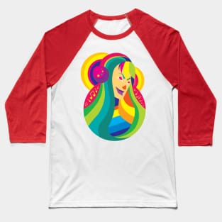 Happy Music - colorful Joyful Life! Baseball T-Shirt